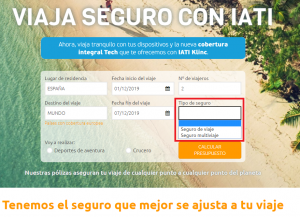 Imagen post Seguro de viaje Iati. Tipo de seguro - Pasaporte y Millas